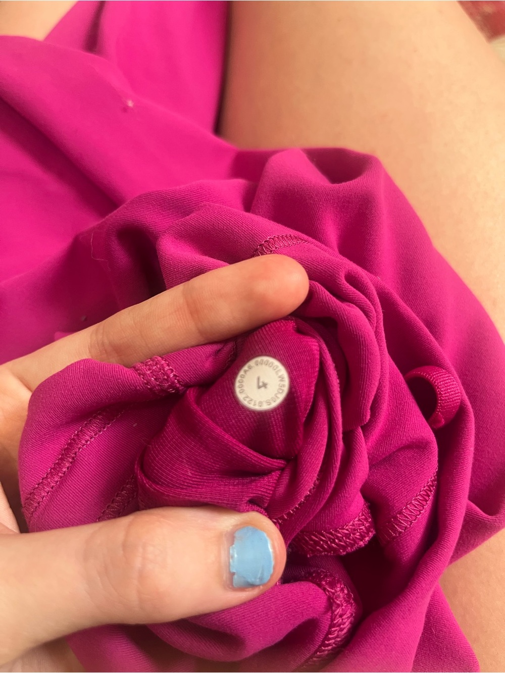 Lululemon Wunder Train High-Rise Tight 25" | Ripened Raspberry | 4 - Picture 5 of 5